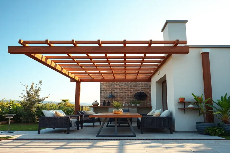 Pergola acier corten : beauté rouillée et durabilité éternelle