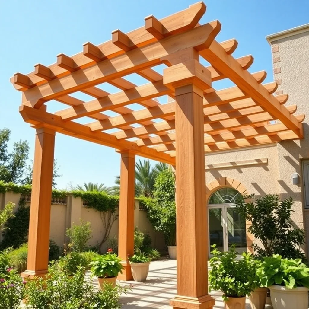 Comment fixer une pergola adossée sur un mur en parpaing ?