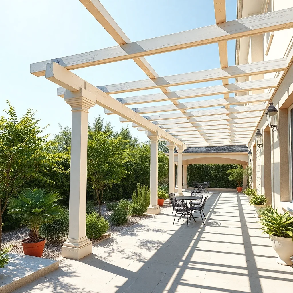 Pergola et neige : quelles structures supportent le poids ?