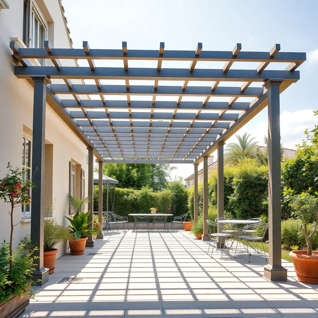Pergola aluminium 6x4