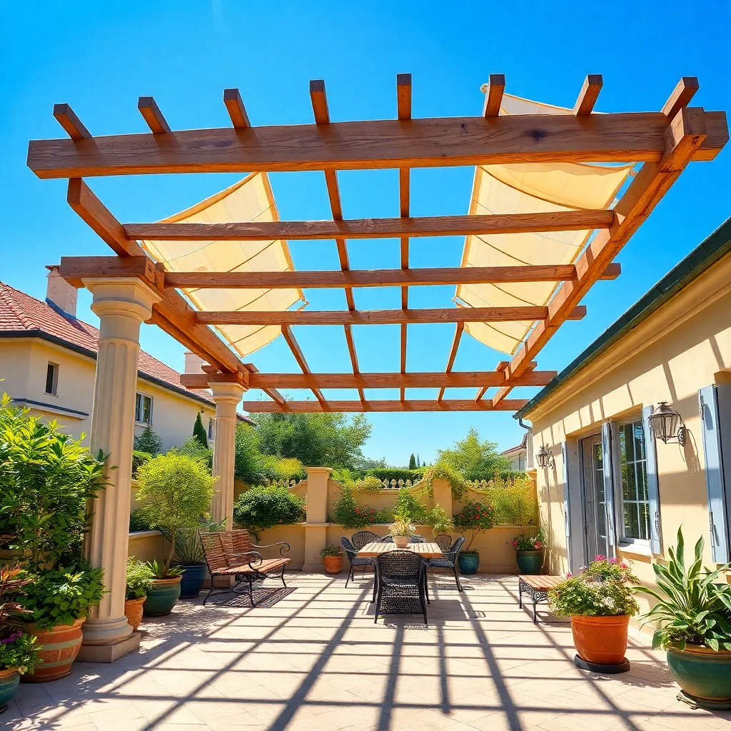 Pergola solaire