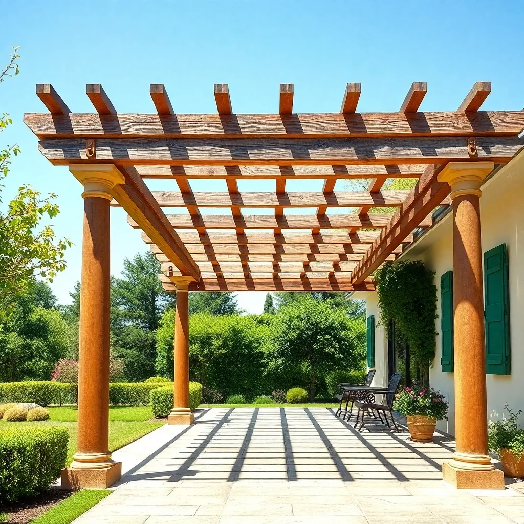 Pergola bois douglas
