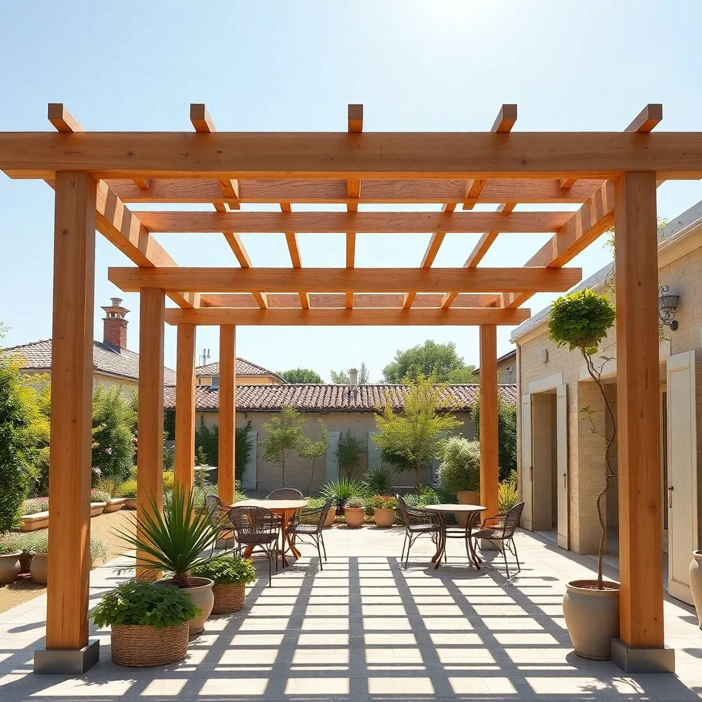 Pergola bois pas cher