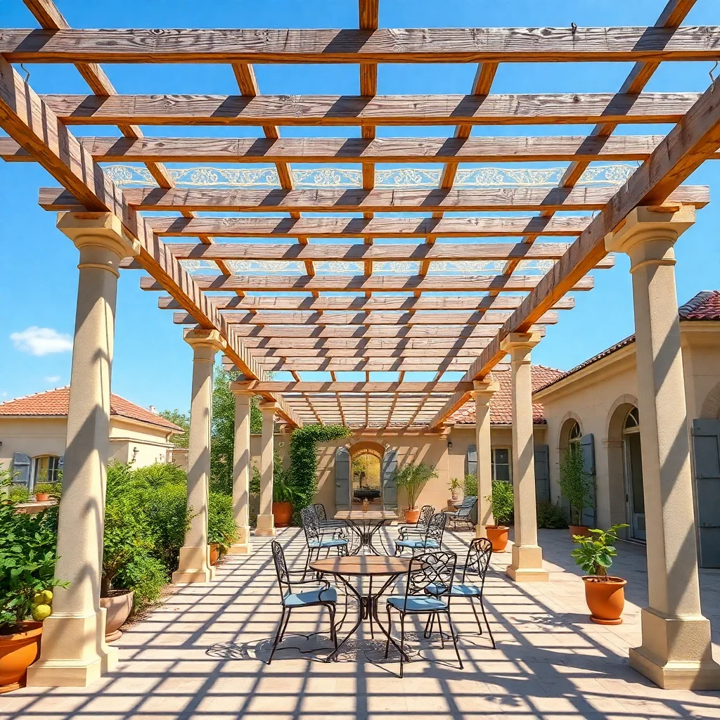 Fondations pergola