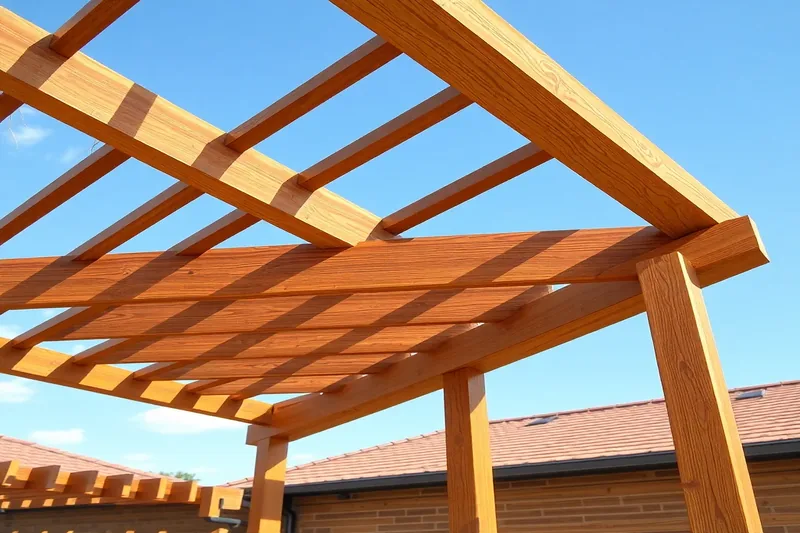 Installation d'une pergola aluminium sur terrasse en béton — pergola terrasse bois