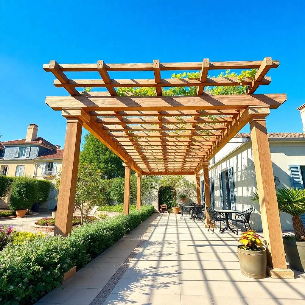 Pergola milieu de gamme