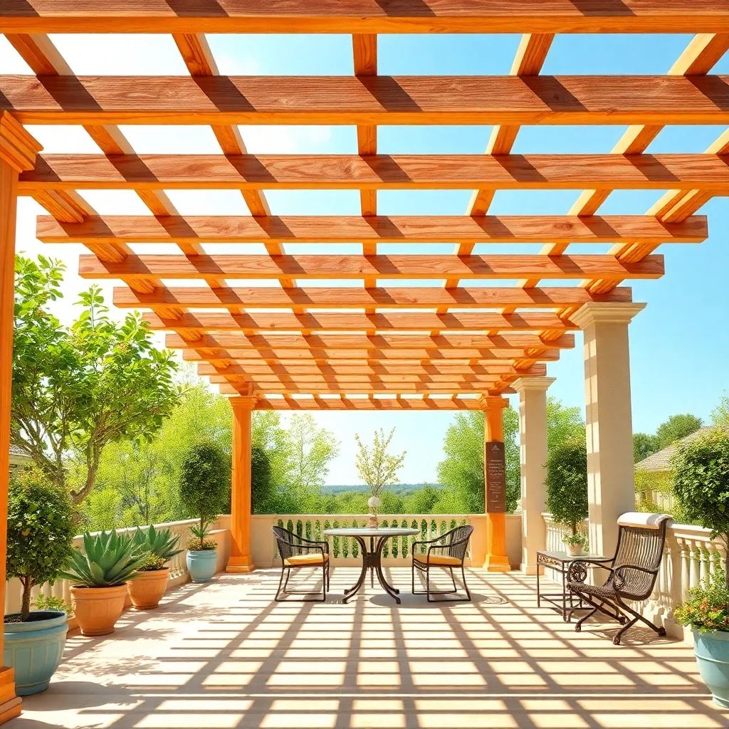 Brise-vue pergola