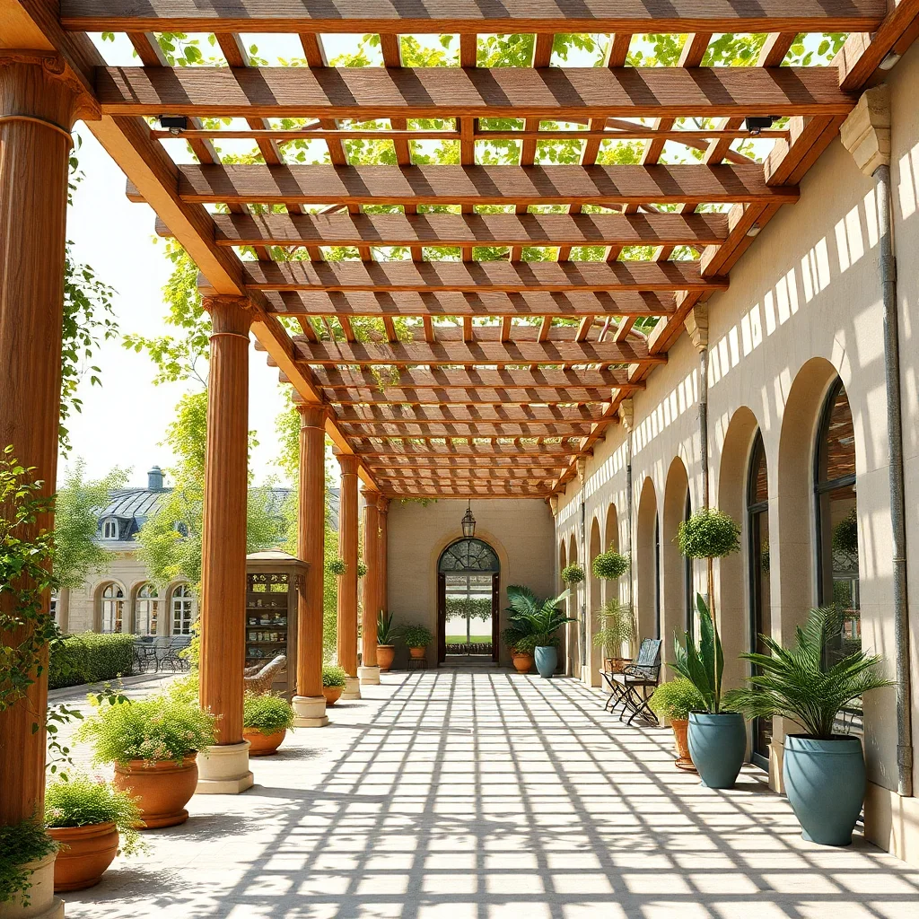 Store pergola vertical