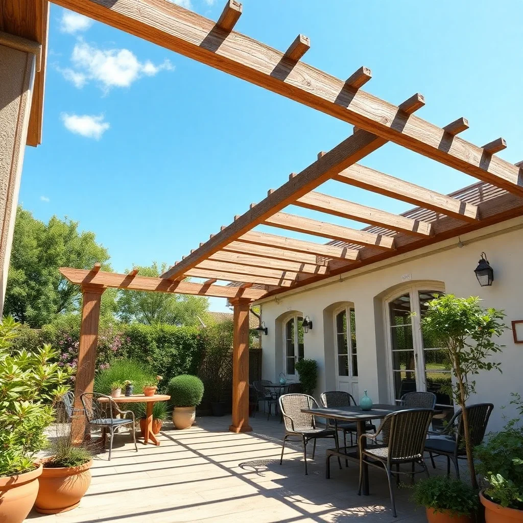Pergola avec chauffage