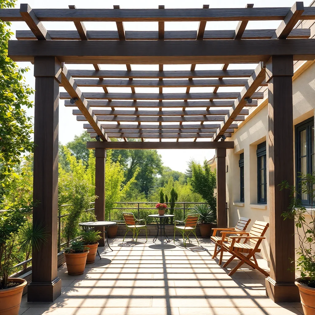 Pergola petite terrasse