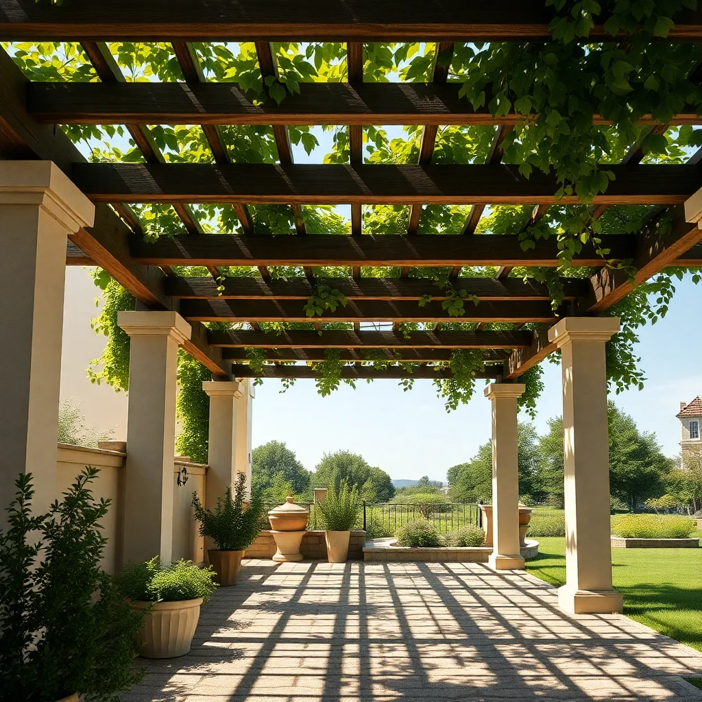 Pergola bâche et toile